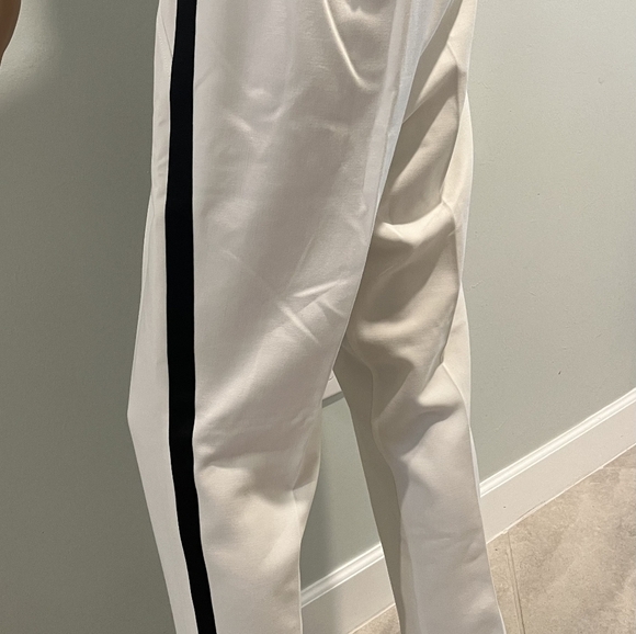 Trina Turk Norikko 2 White Pants With Black Stripe Size 12 NWT - Picture 8 of 16